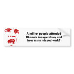 A million people attended Obama's inauguration