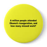 A million people attended Obama's inauguration