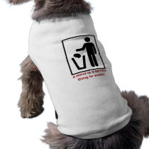A mind is a terrible thing to waste! pet tee