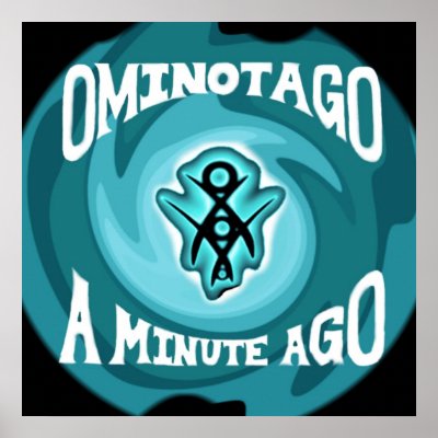 "A Minute Ago" Poster by ominotago
