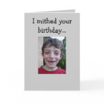 A Missed Birthday cards