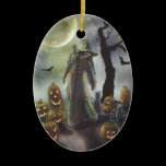 A misty walk at Halloween ornaments