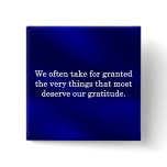 A Moment for Thanks Pinback Buttons