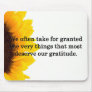 A Moment for Thanks Mousepad