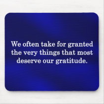 A Moment for Thanks Mousepads