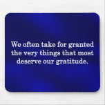A Moment for Thanks Mousepads