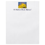 A Mom's Best Advice! stationery Daffodil Flowers flyers
