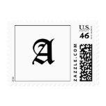 A Monogram Wedding Postage Stamp