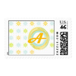 A Monogrammed Postage Stamps