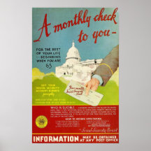 A Monthly Check To You Posters