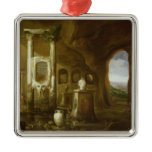 A monument to Augustus, in a grotto with Ornament