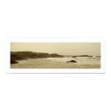 A moody day on the coast posters