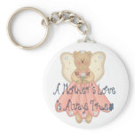 A Mother's Love is Always True Keychain