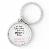 A Mother's Love Personalized Keychain - Keychain