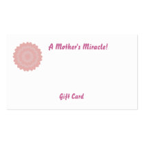 A Mother's Miracle!-Customize Business Card