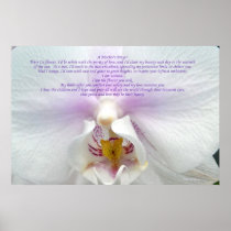 A Mother's Prayer poster- perfect gift for any mom