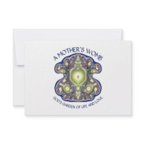 A Mother's Womb: God's Garden of Life and Love Personalized Invites
