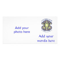 A Mother's Womb: God's Garden of Life and Love Custom Photo Card