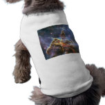 A mountain of dust and gas in the Carina Nebula Dog T-shirt