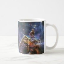 A mountain of dust and gas in the Carina Nebula Coffee Mug