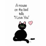 A Mouse on the Bed Acrylic Cut Outs
