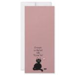 A Mouse on the Bed Full Color Rack Card