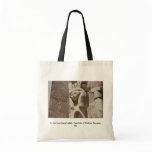 A mummy head relief, Capitols of Hathor Temple, Ha Tote Bag