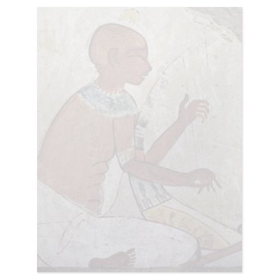 A Mural Of A Blind Musician Playing A Harp From Th Customized Letterhead by Artcollection