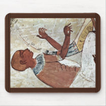 A Mural Of A Blind Musician Playing A Harp From Th Mousepads