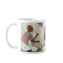 A Mural Of A Blind Musician Playing A Harp From Th Coffee Mug