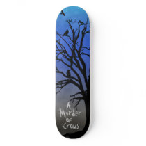 'A Murder of Crows' Skateboard by Articyn 'A Murder of Crows' Skateboard