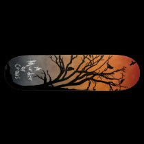 'A Murder of Crows' Skateboard
