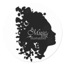 A-Muse-Logo stickers by AMuseInk A-Muse-Logo stickers