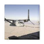 A MV-22 Osprey refuels midflight Refrigerator Magnet