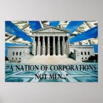 A Nation of Corporations, Not Men Poster