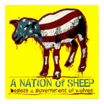A Nation of Sheep Poster posters