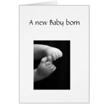 A new Baby born Card