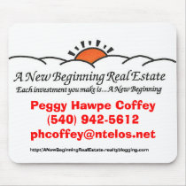 A New Beginning Real Estate Mouse Pad mousepads by amlysu A New Beginning Real Estate Mouse Pad mousepads