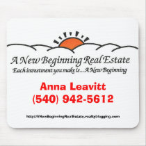 A New Beginning Real Estate Mouse Pad mousepads by amlysu A New Beginning Real Estate Mouse Pad mousepads