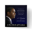 A New Birth of Freedom - Square Button by inauguration_2009 A New Birth of Freedom - Square Button