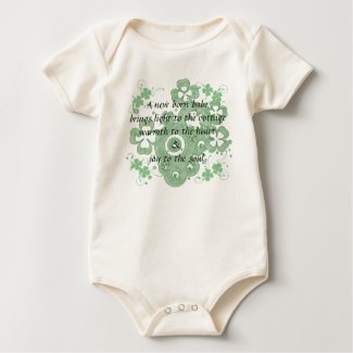 A new born babe brings light to the cottage shirt