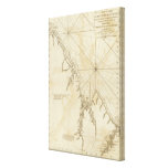 A new chart of the coast of Guyana Gallery Wrap Canvas
