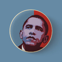 A New Majority - Obama Political Button