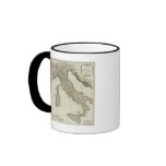A new map of Italy with the islands of Sicily mugs