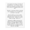 A New Pastor's Business Card postcards