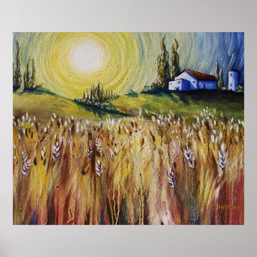 'A New Vision' Landscape Art Poster