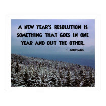 A New Year's Resolution... Poster posters
