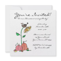 A Nice Place To Nest Custom Invitation