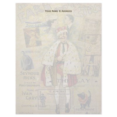 A Night on the Town Letterhead by FirstNightDesign