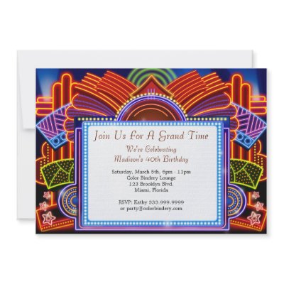 A Night Out 7" x 5" Event Invitation by MyBindery